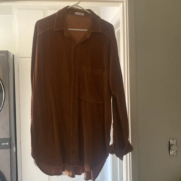 CP shades free people jack cord cotton over shirt medium - Picture 4 of 13